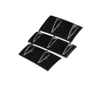 Voiture Spoiler Général Shark Fin Trois Section Voiture Pare-Chocs Arrière Lèvre 7-Fin Diffuseur pour A4 B8 A6 Accessoires(Noir Brillant)