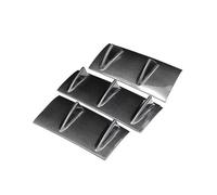 Voiture Spoiler Général Shark Fin Trois Section Voiture Pare-Chocs Arrière Lèvre 7-Fin Diffuseur pour A4 B8 A6 Accessoires(Fibre de Carbone)