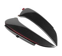 Voiture Spoiler pour Mercedes pour Benz W206 S206 C200 C220 C300 C43 C63 AMG 2021 2022 2023 + Pare-Chocs Arrière Évent Garde-Boue Séparateur De Lèvre Becquet Canards(Look de Carbone)