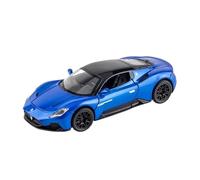 Voiture Sport Alliage Moulé sous Pression 1:32 pour Maserati MC20 Coupe Miniature Métal Son Lumière Jouet Collection D'ornements Jouets Non RC(Bleu)