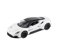 Voiture Sport Alliage Moulé sous Pression 1:32 pour Maserati MC20 Coupe Miniature Métal Son Lumière Jouet Collection D'ornements Jouets Non RC(White)