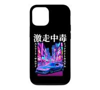 Voiture Sport JDM Années 90 Mk4 Tokyo Synthwave Coque pour iPhone 12/12 Pro