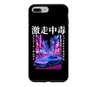 Voiture Sport JDM Années 90 Mk4 Tokyo Synthwave Coque pour iPhone 7 Plus/8 Plus
