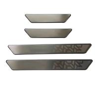 voiture support pied Convient pour 24 Fit For Toyota Fit For Yaris Fit For CROSS Bandes de seuil, Bandes de seuil de pédales de bienvenue escalier véhicule pédale pied(Water)