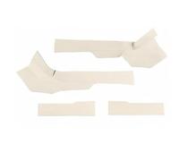 voiture support pied Convient pour DENZA N9 2025 seuil de porte avant arrière, pédale de bienvenue, bande de seuil, protection en cuir épais(Beige 4pcs)