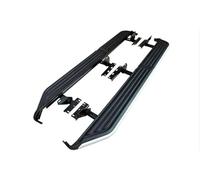 voiture support pied Marchepieds latéraux et pédales pour Land pédales pour Rover pédales pour Discovery 4 LR4 et Discovery 3 LR3 2003-2016 escalier véhicule pédale pied(Silver Border)