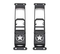 voiture support pied Pédale auxiliaire de voiture, échelle de porte de toit supérieure adaptée pour Jeep adaptée pour Wrangler JK JL 2007-2021 marchepied voiture(2pcs)