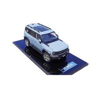 Voiture SUV Traveler à l'échelle 1:18 en Alliage moulé sous Pression à Exposer ou à sur Un Bureau Jouets et décorations Voiture Miniature Collection(Blue)