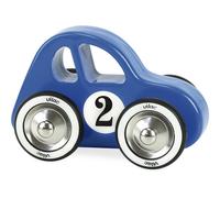 Voiture swing bleue