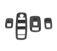 Voiture Tableau Bord Autocollant Pour Dodge Pour Ram 1500 2019-2023 LHD, Garniture Panneau Commutateur Lève-vitre De Voiture, Accessoires, ABS En Fibre Carbone Climatiseur Commande Cadre Autocollant