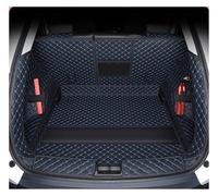 Voiture Tapis Coffre for GAC for EMZOOM GS3 2023 2024 Car Boot Mat Rear Trunk Liner Cargo Leather Floor Carpet Tray Protector Mats Voiture Coffre Tapis(Full Set Black Blue,A)