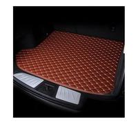 Voiture Tapis De Coffre Compatible avec MG 4 Mulan 2022 2023 Tapis De Coffre Intérieur sur Mesure en Similicuir(Marron)
