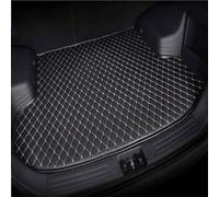 Voiture Tapis de Coffre Cuir pour Range Rover Evoque 2019-2024, Coffre Tapis Anti Rayures Doublure AntidéRapant Protection Tapis,Black-Beige