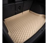 Voiture Tapis de Coffre pour BMW 4 Series 2 Doors 2014-2019 (no Net on The Right), Cuir Imperméable Coffre Tapis Doublure AntidéRapant Intérieur Plateau Cargaison avec Bords Surélevés,Beige