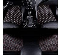 Voiture Tapis De Sol pour Renault Arkana 2021-2022 2023, Cuir Antidérapant Imperméable Moquette Protection Tapis de Voiture Accessoires,D-Black/Red