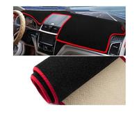 Voiture Tapis Tableau Bord Couverture Tableau Bord Voiture Tapis Compatible avec Geely pour Emgrand EC7 EC715 EC718 2009 2010 2011 2012 2013 2014 2015 2016(A 14-16 Red LHD)