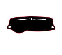 Voiture Tapis Tableau Bord pour Kia pour Rio 4e Génération 2017-2019 YB Housse De Tableau Bord Antidérapante Protection Solaire(Red Edge)