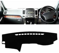 Voiture Tapis Tableau Bord pour Toyota Land Cruiser Prado J120 2003-2005 2006 2007 2008 2009, Anti-dérapant Tableau Bord Pare-Soleil Protéger Tapis Accessoires, RHD, Red Edge