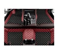 Voiture Tapis Voiture Pour SsangYong Pour Stavic 2008-2014 Tapis En Cuir Pièce Intérieure Automobile Coussin Protection Tapis Accessoires Voiture(Black wine red,LHD)
