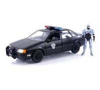 Voiture Tarus noire 1986 et Robocop 20 cm Multicolore G