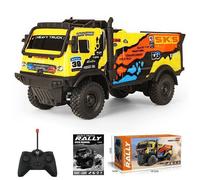 Voiture Telecommandé Dinosaure, Jouet Dinosaure avec Musique et Lumières, Voiture RC pour Garçons Filles pour 2 3 4 5 6 Ans