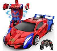 Voiture Telecommandé Enfant,2 En 1 Robot De Voiture Transformable Jouet Enfant 3-9 Ans,2,4 Ghz Voiture Radiocommandée Cadeau Jouet Garcon 3 4 5 6 7 8 Ans