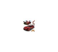 Voiture télécommande Rouge - échelle 1:10 - Jouet à construction 2202 pcs - Contrôle par l'application ou la télécommande