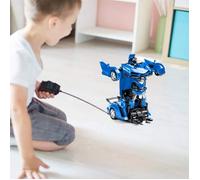 Voiture télécommandée 2 en 1 transformable en robot - SHOP-STORY - Bleu - Pour enfant à partir de 3 ans