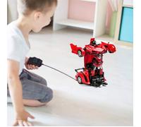 Voiture télécommandée 2 en 1 transformable en robot - SHOP-STORY - Rouge - Transformers - Pour Enfant