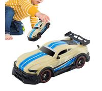 Voiture télécommandée à grande vitesse 2,4 GHz RC auto avec lumières pour filles pour garçons, jouet préscolaire pour la coordination des mains, l'apprentissage scolaire,