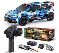 Voiture Télécommandée Adulte Brushless 1/12 Pour Remote Control Rally Car | Buggy Radiocommandé Rapide Rtr（Jusqu'à 80 Km/H),Tout-Terrain,Camion Radiocommandé 4x4 Avec Batterie 3s 2200mah-Bleu
