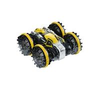 Voiture Télécommandée Amphibie 2,4 GHz 4WD Jouet RC Enfants Adultes Jaune