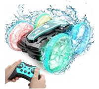 Voiture Télécommandée Amphibie - SHOP-STORY - Amphicar - 4 Roues Flottantes - LED Intégrées - Châssis Étanche