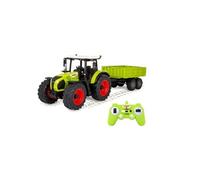 JAMARA Claas Arion 660 405360 avec remorque à Bascule 1:24 2,4 GHz - Jouet Tracteur télécommandé, véhicule pour Enfants, modèle agricole, Cadeau pour Enfants, lumière, attelage de remorque