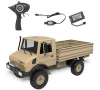 Voiture télécommandée électrique LD P06 RC, jouet d'escalade à l'échelle 1:12, jaune