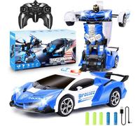 Voiture Télécommandée - ETHNICS ORIGINS - Transformable Robot - 2-en-1 - LED - Rechargeable USB