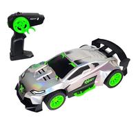 Voiture Télécommandée - EXOST - Metal Chrome 1:14 - 15 km/h - 31 -5 cm - argent et vert - dès 5 ans