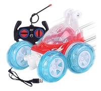 Voiture Télécommandée, Jouet De Cascades Avec Engrenages Dynamiques, Lumières Et Musique, Voitures Télécommandées Pour Garçons, Pour Anniversaire Temps de Jeu Jeu Intérieur et Extérieur Course Spectac