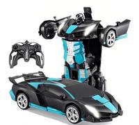 Voiture Télécommandée Jouet Enfants 3 4 5 6 7 8 9 Ans Garçon Fille, 2.4Ghz Radiocommandée Robots & Voitures Transformable 360°Rotation RC Car, Voiture Enfant Jeux Exterieur Cadeau Anniversaire Noël