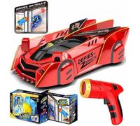 Voiture télécommandée LASER ZERO GRAVITY - GOBRO - Rouge - Pour Enfants de 6 Ans et Plus - Roule sur les murs