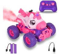 Voiture Télécommandée Licorne Pour Enfant,Voitures Télécommandé Licorne Monster Truck Pour Fille,Rc Monstertruck Car Avec Lumière