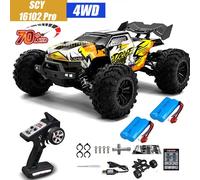 Voiture télécommandée MJX VS RC SCY 16101 16102 PRO 4WD 70Km/h 1/16, véhicule tout-terrain électrique à grande vitesse pour drift et crawler 16101 -Purple-2B
