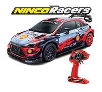 NincoRacers - Hyundai I20 WRC.Officiel Championnat du Monde Rally. Voiture Télécommandée. Échelle 1/10. 2,4Ghz. Mesura: 42x13,5x20 cm. +6 Ans. (NH93163)