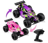 Voiture télécommandée OVERMAX - X-Clash - 2x Carrosserie - Suspension adaptée - Rouge/Violet