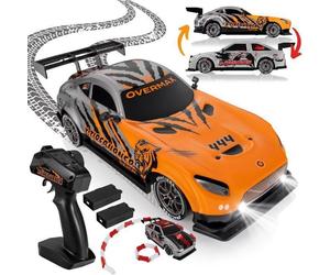 Voiture télécommandée OVERMAX - X-Tireburner - 2x Carrosserie - 20 km/h - Eclairage LED - 40min d'autonomie