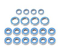 Voiture télécommandée Pièce pour Tamiya pour TT01 TT01E TT01D pour TT02B 1/10 RC Pièces De Mise À Niveau Voiture Accessoires 20 Kit Roulements Billes Scellés en Caoutchouc