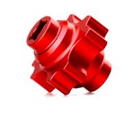 Voiture télécommandée Pièce pour Tamiya pour TT02 pour TT02B TT02T TT02D RC Mises À Niveau De Voiture Pièces Accessoires Verrouillage Différentiel en Métal Bobine Casier(Red)
