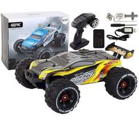 Voiture télécommandée Rabbits RC tout-terrain 4x4 jaune 2,4 GHz