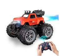 Voiture télécommandée RC à partir de 3 5 6 8 ans, voiture Rc avec pulvérisation (kit complet), 360° de rotation voiture jouet pour