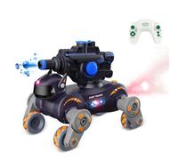 Voiture Télécommandée Stunt Chien Robot Avec Lumières Musique Et Spray YONIS
